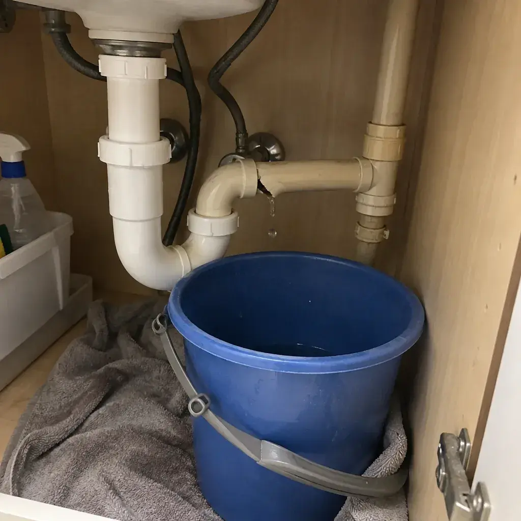 CPVC Pipe Burst Repair damaged pipe in the United States